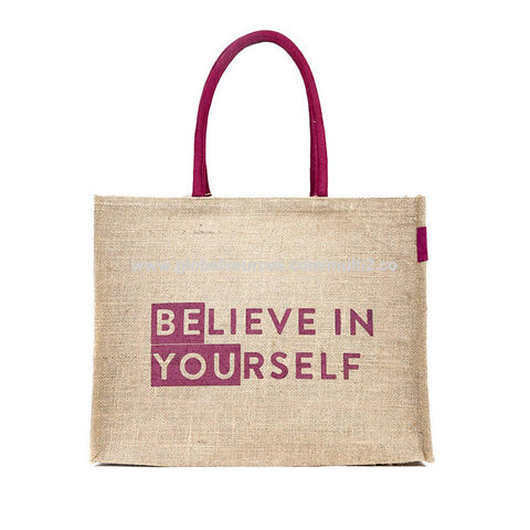 Tote bag discount toile de jute