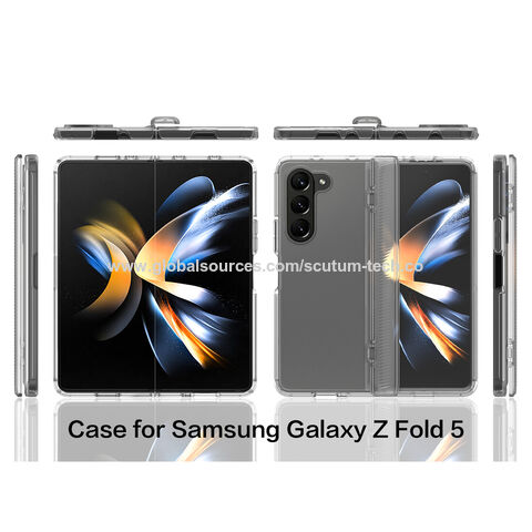 Compre Funda Para Samsung Z Fold5, Funda Para Pc De Tpu Antigolpes  Antiarañazos, Funda Para Samsung, Funda Transparente Con Bisagra 360 y Z  Pliegue 5 de China por 2.5 USD