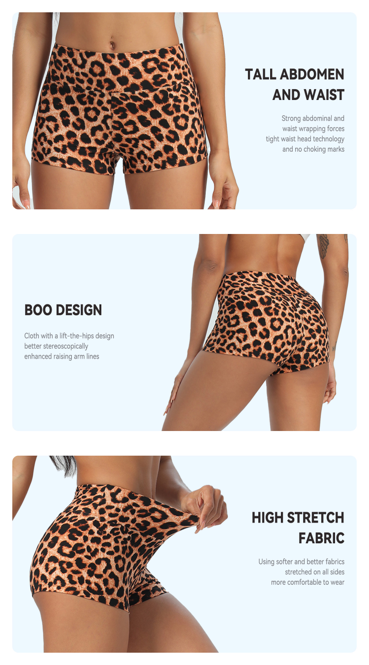 Buy China Wholesale Cheap Wholesale Digital Printing Scrunch Butt Leopard  Fine Manufacture Stretchy Tight Pants Short Sexy Women Wear & Custom Logo Licras  Para Mujer Newest Leopard $2.1