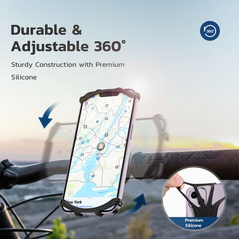 Hotsale 360 Degree Adjustable Silicone Bicycle Mobile Phone Holder Cell  Phone Holder Phone Accessories - China Mobile Phone Holder and Cell Phone  Holder price