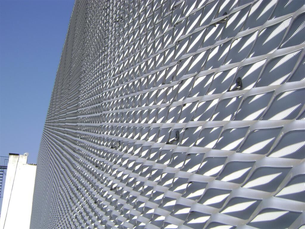 Buy Wholesale China Decorative Aluminium Mesh Expanded Metal Facade 