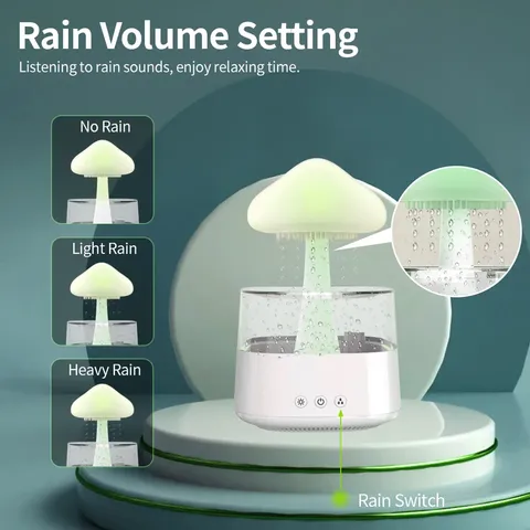 Volcano Diffuser - Rain Cloud Humidifier
