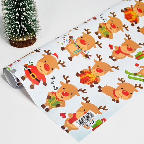Buy Wholesale China Custom Christmas Printed Wrapper Eco Friendly  Waterproof Gift Wrapping Paper Roll For Packaging & Gift Wrapping Paper at  USD 0.69