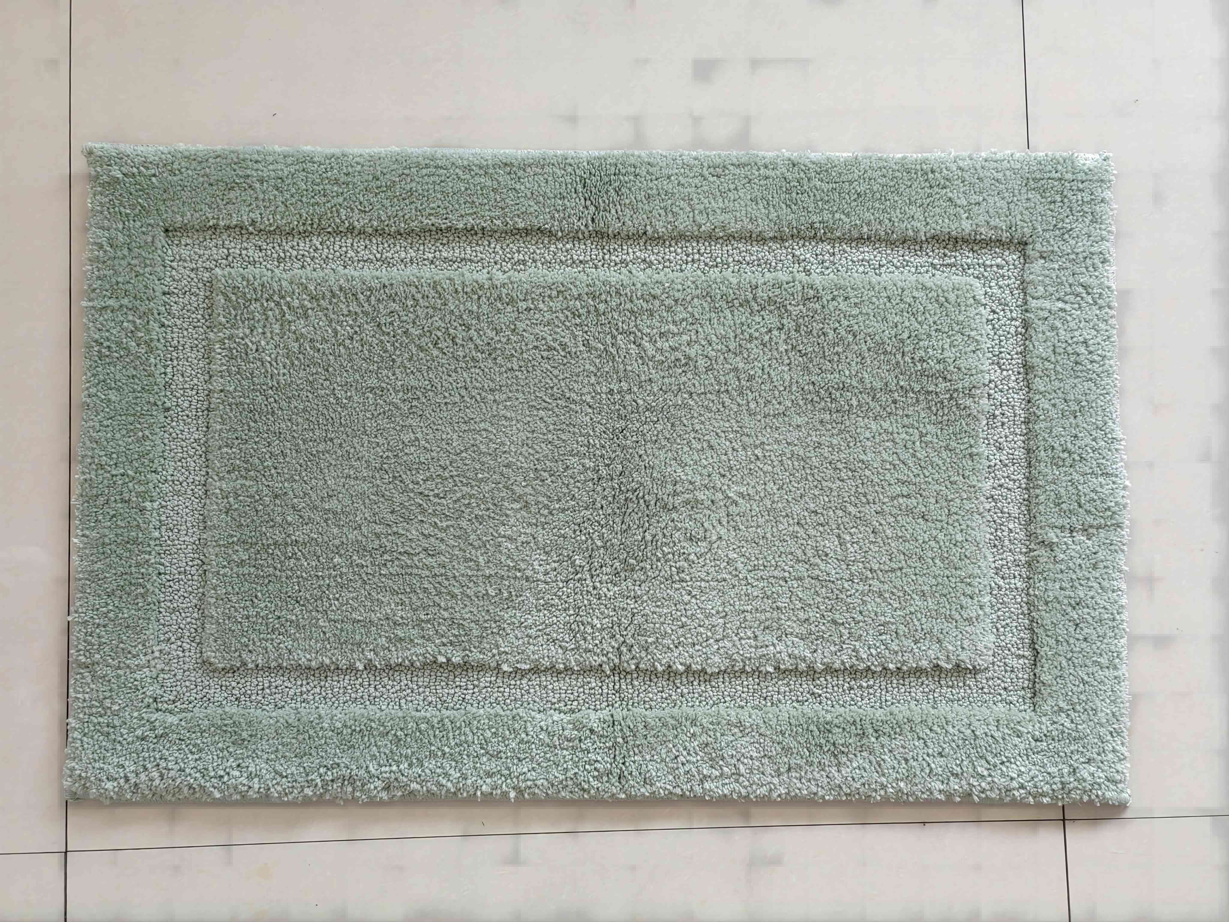 Microfiber latex back, Bath Rug