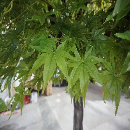 Outdoor Green Plastic Trees Giant Decor Maple Tree Artificial ...
