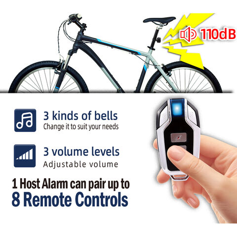 Buy Wholesale China Wholesale Price Usb Rechargeable Bike Alarm With Remote  Wireless Vibration Sensor Vehicle Security Alarm Bicycle & Vibration Bike  Alarm at USD 7.36