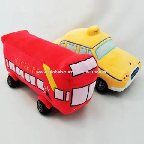 Custom Stuffed Car Plush Toy Bus Plush Toy sale