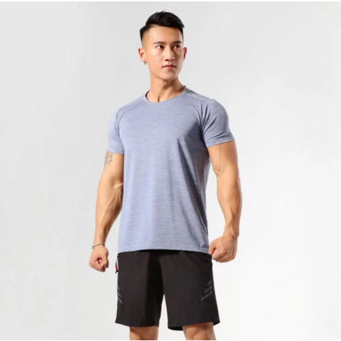 New Muscle Sportswear GYM Men T-Shirt Fitness Breathable