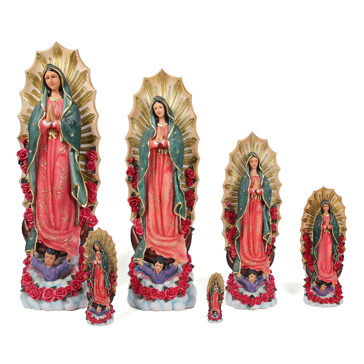 Wholesale Custom Resin Craft Christian Virgen De Santa Barbara 