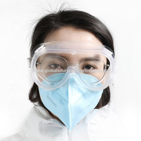 Gafas de seguridad Protección de los ojos Anti niebla sobre los vidrios  resistente al rasguño ventilado