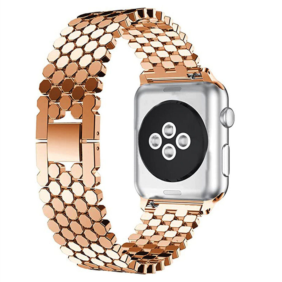 Buy Wholesale China Luxury Shining Mental Watch Band With Fish Scale