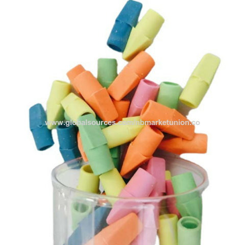 Buy Wholesale China Erasers For Pencils, 120 Pack, Pencil Top Erasers,  Eraser Caps, Kids, Cap Tops, Topper Erasers & Pencils at USD 0.006