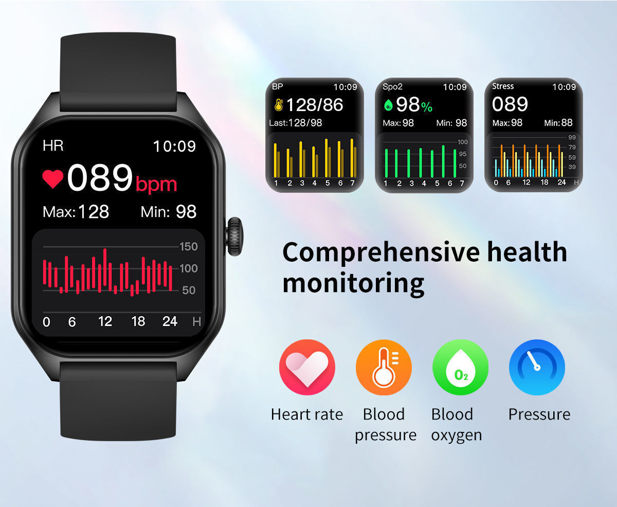 Buy Wholesale China Lexqi H40 Best Heart Rate Sleeping Blood Oxygen ...