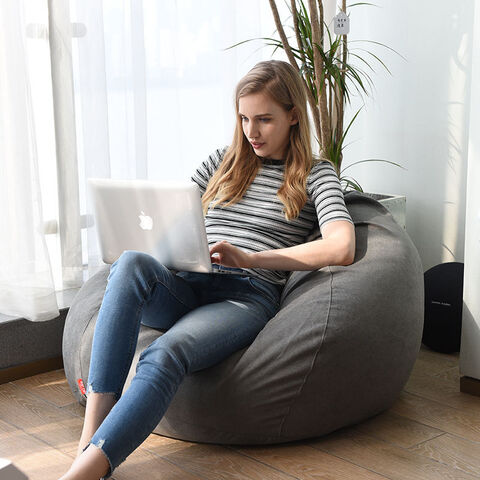 6' Huge Bean Bag Chair With Memory Foam Filling And Washable Cover - Relax  Sacks : Target