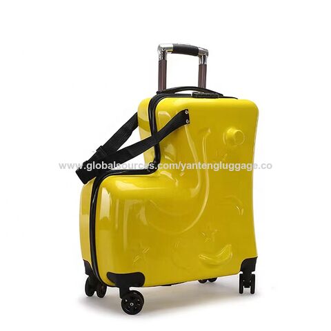 16 Inch Travel Luggage Suitcase for girls carry-on Rolling Suitcase for  boys Rainbow Kids trolley bags Soft Wheeled Suitcase