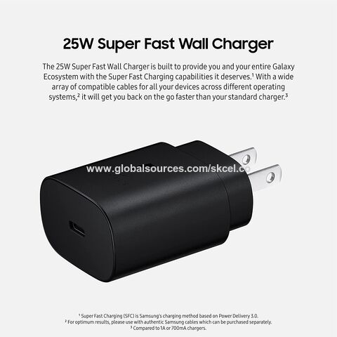 Achetez en gros Samsung Chargeur Usb C 25w Super Type C Charge Rapide Avec  6.6ft C à C Chargeur Câble Pour Samsung Galaxy S23/s23 Ultra/s23 Chine et  Chargeur à 2.65 USD
