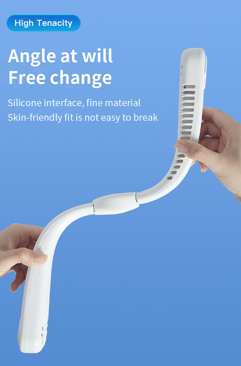 Buy Wholesale China Neck Fan, 1200mah Large Power Fan, Low Noise And