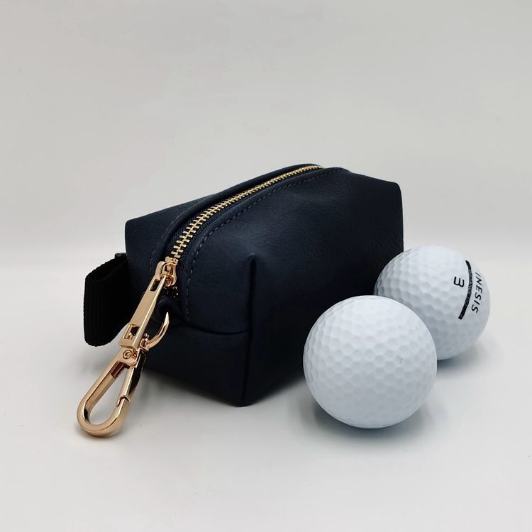 Buy Wholesale China Customize Golf Balls Bag Pu Material Golf Pouch Golf Ball Bag & Golf Ball