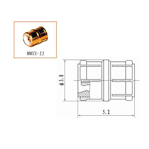 R223 RF MMBX-Steckverbinder, superkleine Baugröße, Board-to-Board-Montage, Buchse auf Stecker auf Buchse