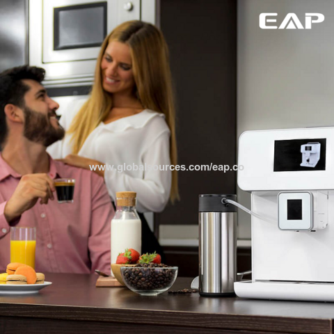 Buy Wholesale China Eap Touch Screen Fully Automatic Espresso Coffee Maker  White Smart Coffee Machine & Automatic Espresso Coffee Machine at USD 150