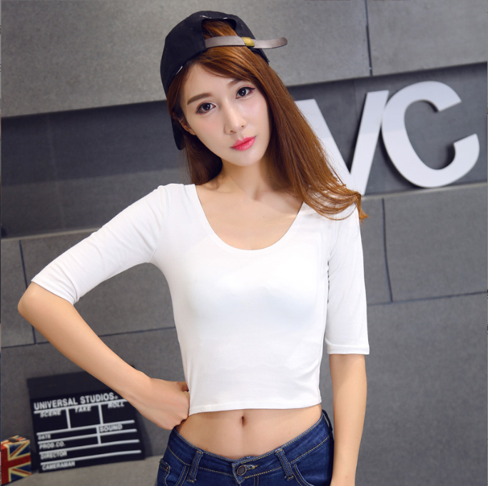 Buy Wholesale China New Cotton Crop Long Sleeve T-shirt Leggings Short ...