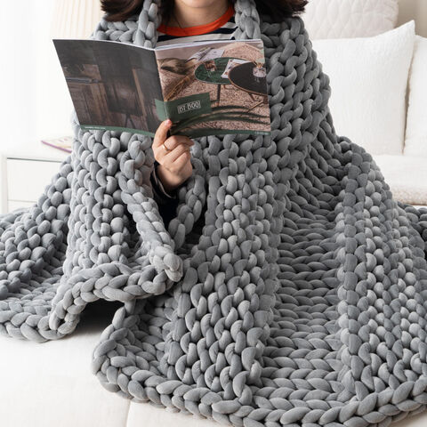 weighted blanket, chunky knit blanket, chunky knitted blankt, Chunky Yarn, heavy blanket, custom blankets, crochet blanket