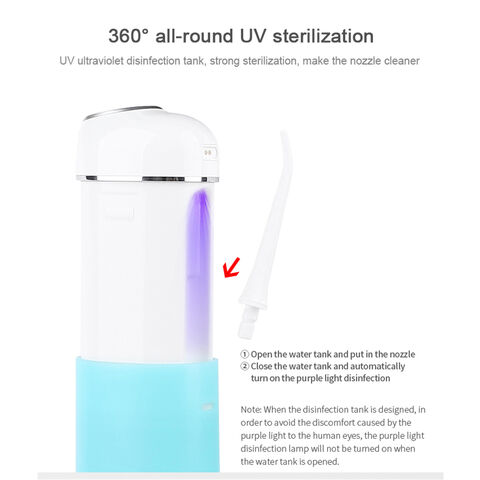 1000ML Water Flosser UV Light Sterilizer Jet Pick Oral Irrigator