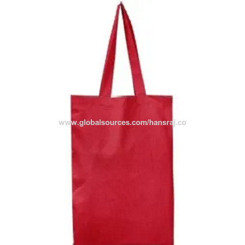 Bolsas de lona de algodón orgánico de mango largo ecológico de la mejor calidad diseño personalizado con hermosa impresión y diseño