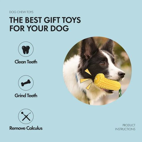 Durable Big Dog Chew Toys Animal Shape for Medium Large Dogs Corgi