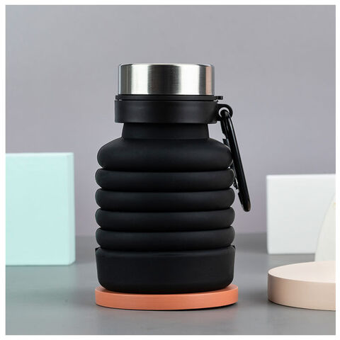 Buy Wholesale China 580ml Bpa Free Collapsible Silicone Sports Water Bottle,foldable  Silicone Water Bottle For Outdoor & Silicone Water Bottle at USD 3