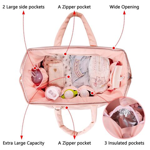 Perabella Mommy Bag for Hospital, Mommy Hospital Bags for Labor