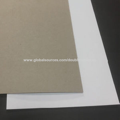 Laminated 1mm Thick Paper Duplex Grey Board Paper For Notebook Covers