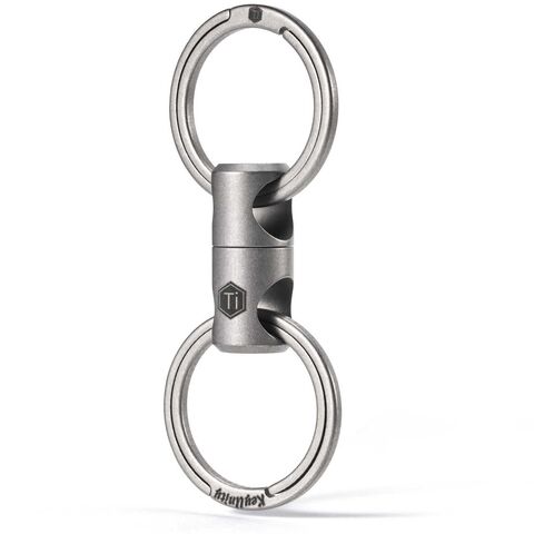 Factory Detachable EDC Titanium Key Chain Rings Connector Keyring