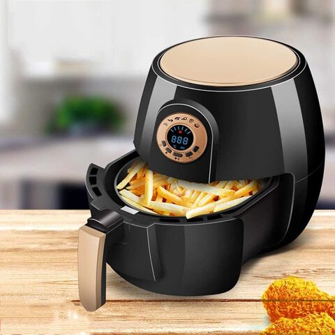 Hot Sales Electric Fryer Deep Flyer With Oil Easy Cook Home Air Fryer  Smokeless Appliances Kitchen