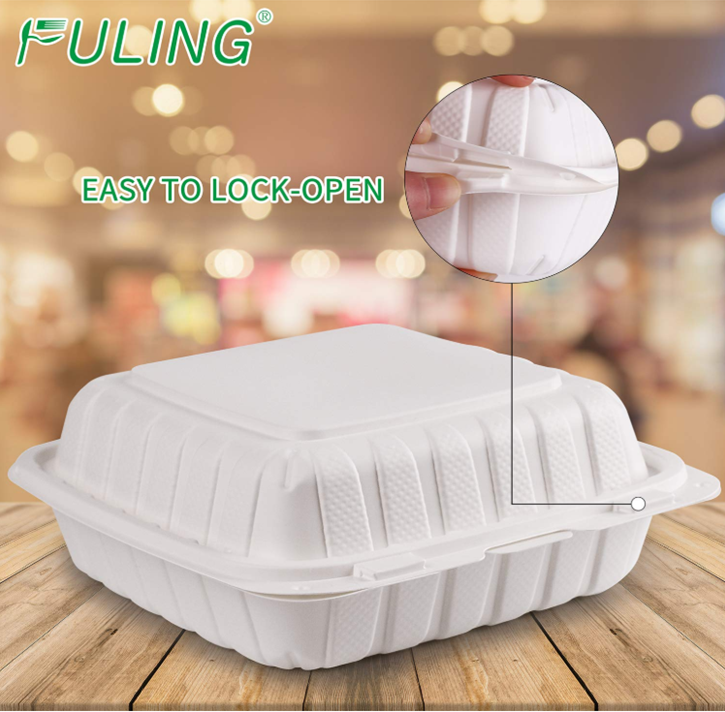 Takeway Food Box Eco Friendly Envases Biodegradables Disposable 3 ...