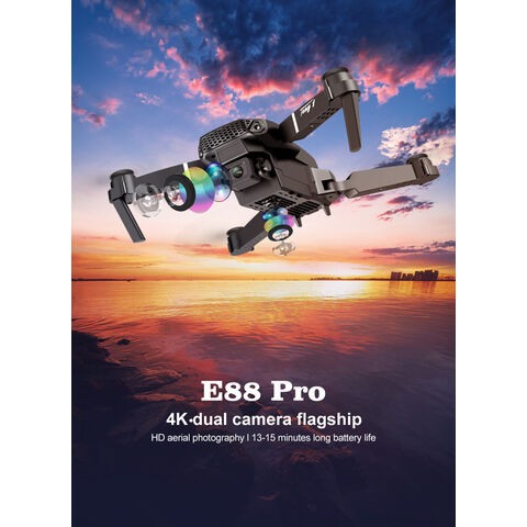 E88 Pro RC Mini Drone 4K Dual Camera Foldable Aerial Photography