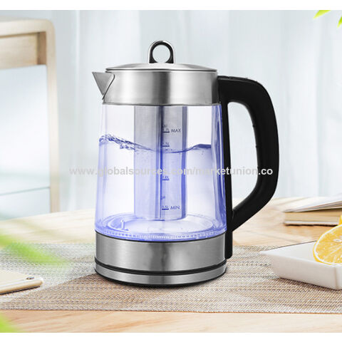 Portable Electric Kettle Stainless Steel Instant Hot Water Boiler Heater  1.7 Liter 1850W Double Wall Insulated Fast Boiling - AliExpress