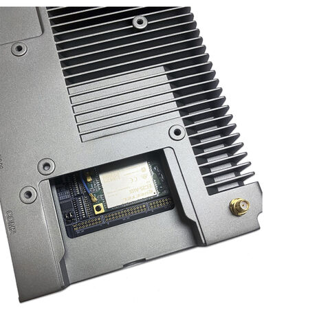 Mini-PC DC 9-36V J1900, 2*COM (RS232/485), 2*RJ45, 4*USB3.0, 1*HDMI, 1*VGA, Aluminiumgehäuse, unterstützt Windows/Linux/Ubuntu - Ideal für industrielle und kommerzielle Anwendungen