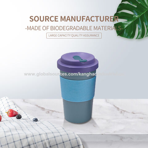 8oz Reusable Coffee Cup with Leak Proof Lid and Non-Slip Sleeve, Dishwasher and Microwave Safe Coffee Mug