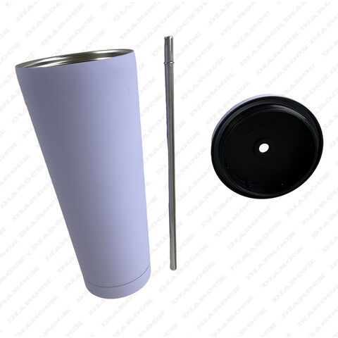 Skinny Double Wall Stainless Steel Tumbler With Screw Lid And