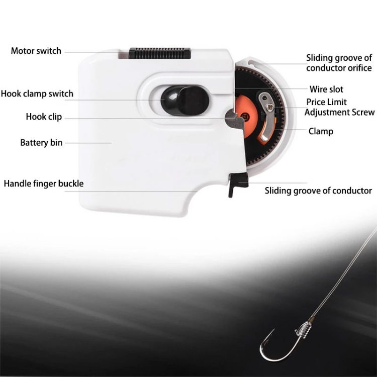 Electric Automatic Fishing Hook Portable Fast Fishing Hooks Tier