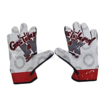 New Design Printed Style American Football Gloves Sticky Palm Wrist Covered  For Adults With Customized Logo $6 - Wholesale Pakistan 2022 Design  American Football Gloves at factory prices from ZAIN ELAHI INTERNATIONAL