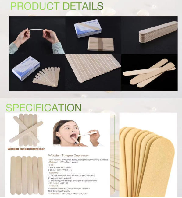 Buy Wholesale China Sterile Medical Disposable Wooden Tongue Depressor