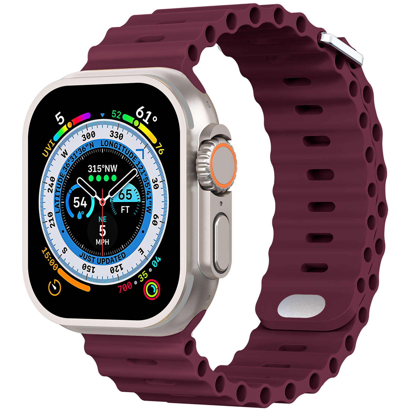 Buy Wholesale China Soft Ocean Silicone Watch Bands Straps For Apple