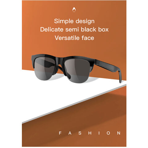 Klack Smart Glasses Stereo Gafas Inteligentes Anti-UV con Doble Altavoz