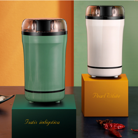 Moedor de café portátil com controle de botão de um toque, o mais novo moedor de café elétrico, moedor de grãos de café