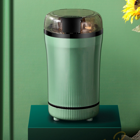 Moedor de café portátil com controle de botão de um toque, o mais novo moedor de café elétrico, moedor de grãos de café
