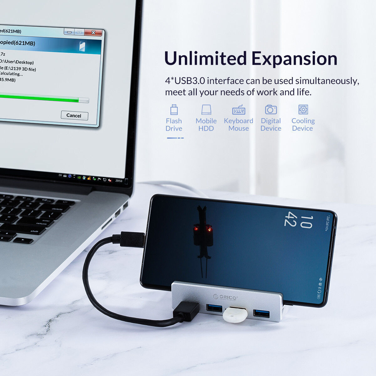 Buy Wholesale China Custom Manufacturing Usb 3.0 Clamp Hub, Aluminum 4 ...