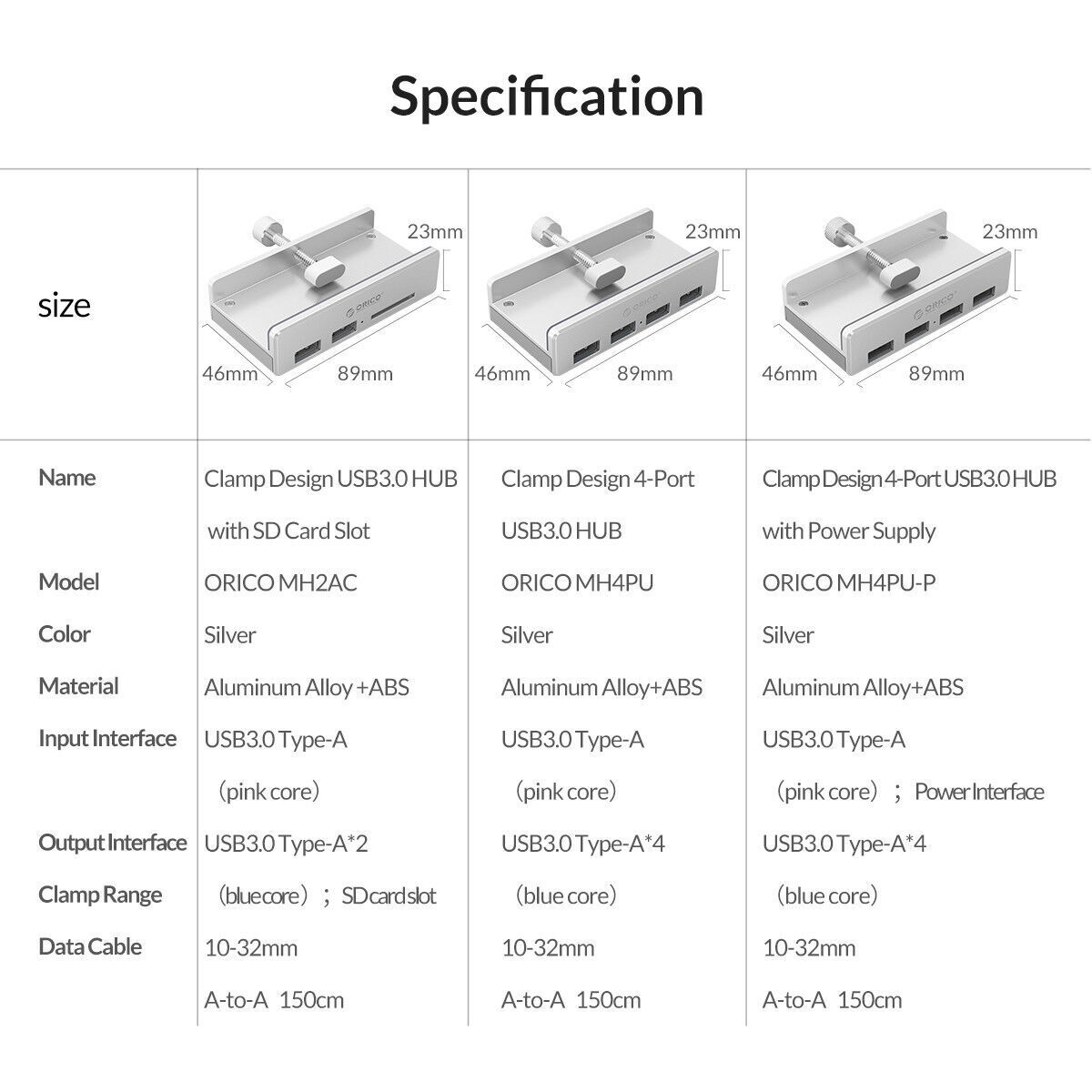 Buy Wholesale China Custom Manufacturing Usb 3.0 Clamp Hub, Aluminum 4 ...