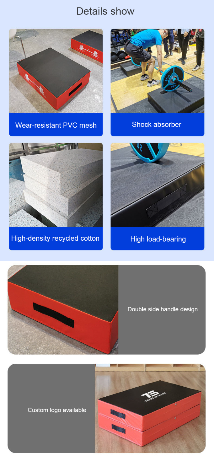 Buy Wholesale China Weight Lifting Gym Equipment Custom Logo Pound Pads Barbell Cushion Pad